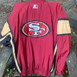 San Francisco 49ers Vintage Starter Zip Up Jacket